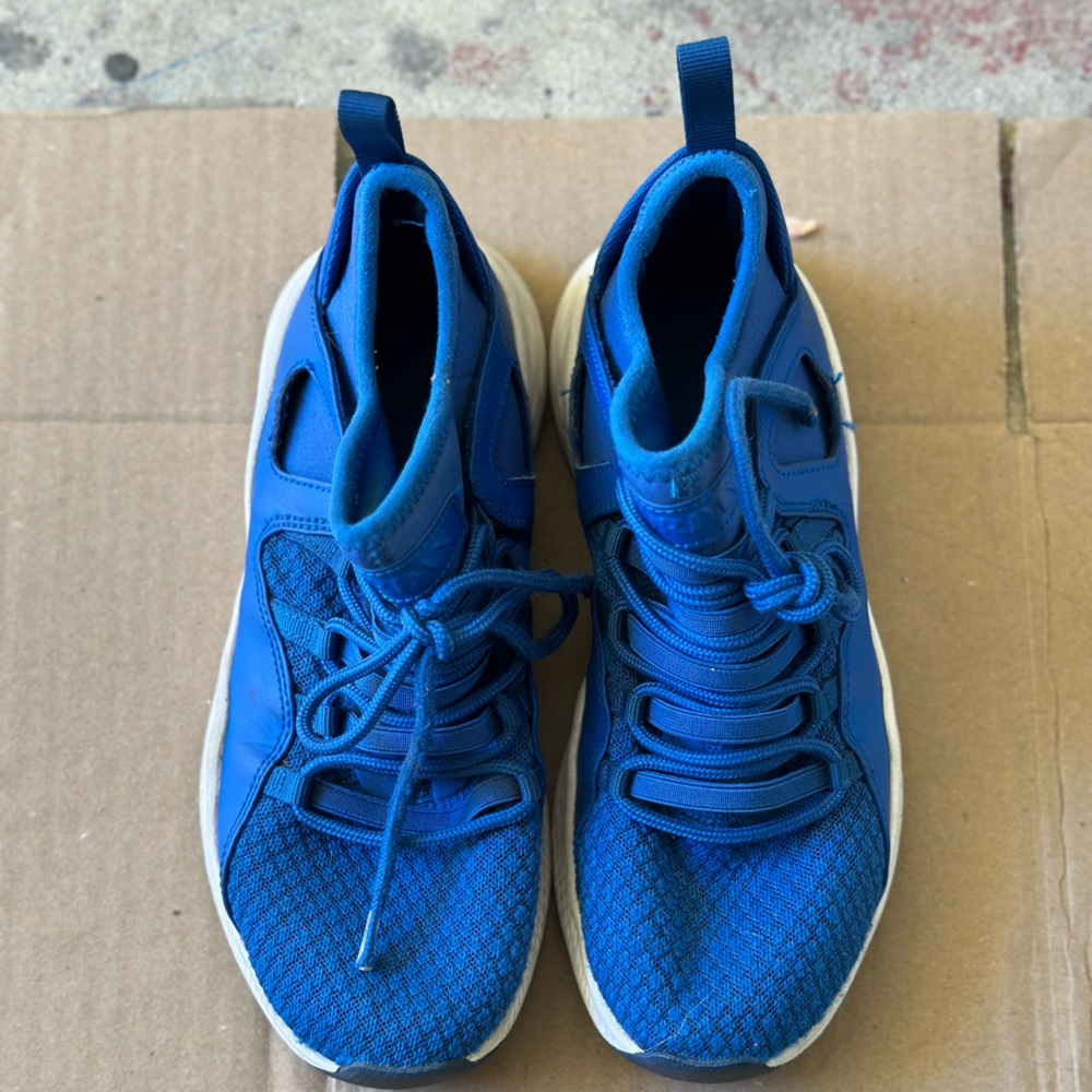 Size 5Y Blue Jordan Sneaker